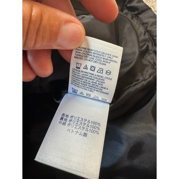 Land's End quilted Women's Black Vest Size women's Large (14-16) - Picture 9 of 9